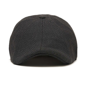 The Woven Peaky Boston Scally Cap - Black - alternate image 4
