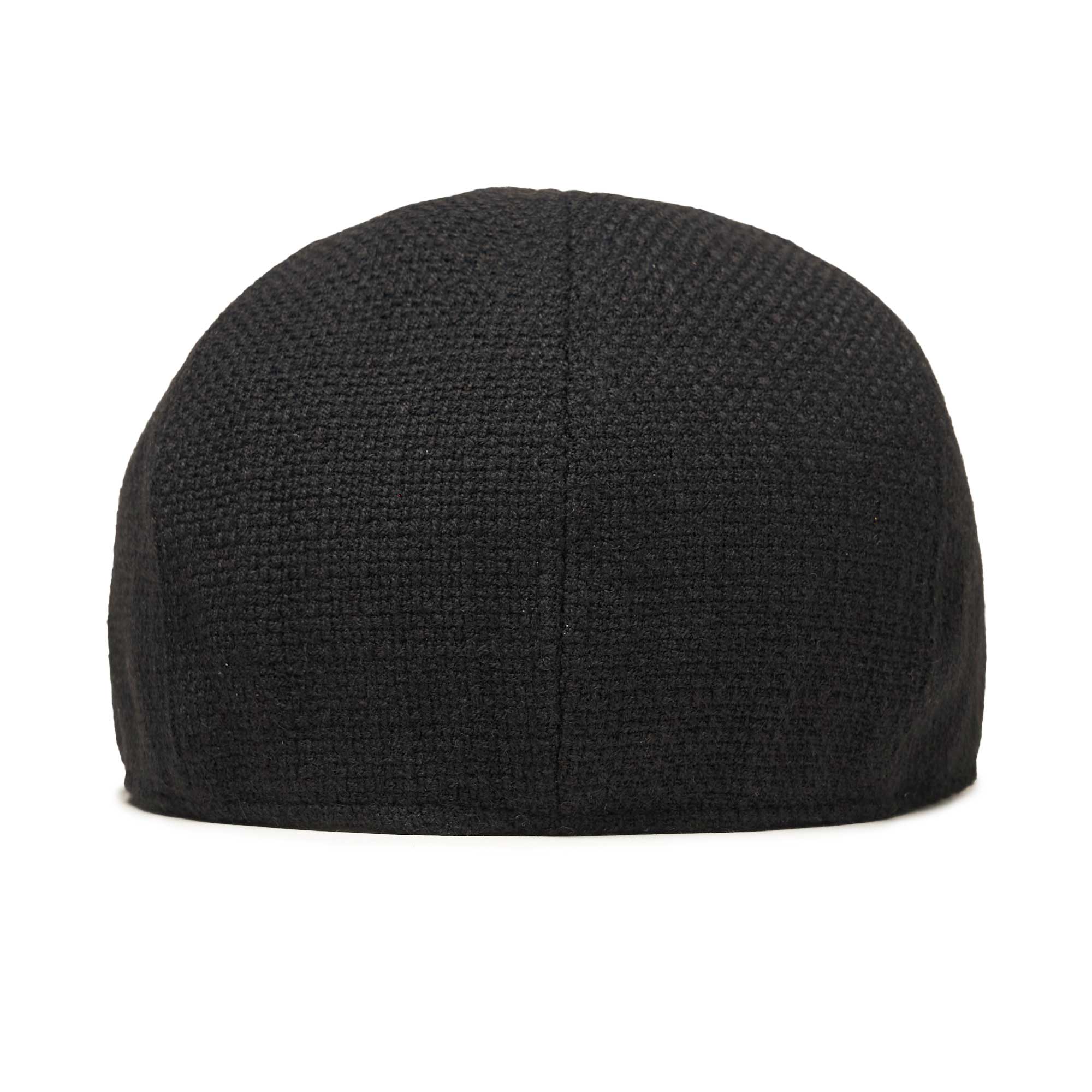 The Woven Peaky Boston Scally Cap - Black
