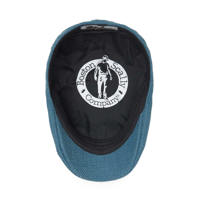 The Woven Peaky Boston Scally Cap - Dockside Blue - alternate image