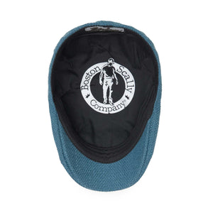 The Woven Peaky Boston Scally Cap - Dockside Blue - alternate image 2