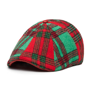 A Christmas Story Boston Scally Cap - Vintage Red and Green Plaid - alternate image 3