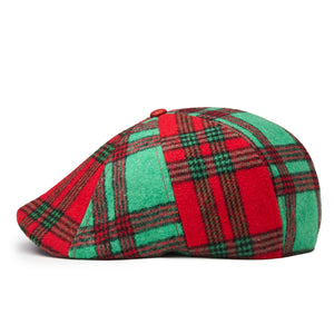A Christmas Story Boston Scally Cap - Vintage Red and Green Plaid - alternate image 7