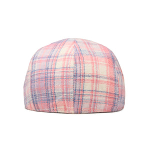 The Egghead Boston Scally Cap - Blue &amp;amp; Pastel Plaid - alternate image 5