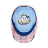 The Egghead Boston Scally Cap - Blue &amp;amp; Pastel Plaid - alternate image 2