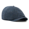 The Baker Boy Boston Scally Cap - Patriot Blue Herringbone - featured image