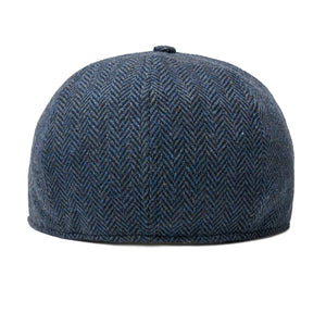 The Baker Boy Boston Scally Cap - Patriot Blue Herringbone - alternate image 5