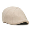 The 8 Panel Irish Boston Scally Cap - White Herringbone - featured image
