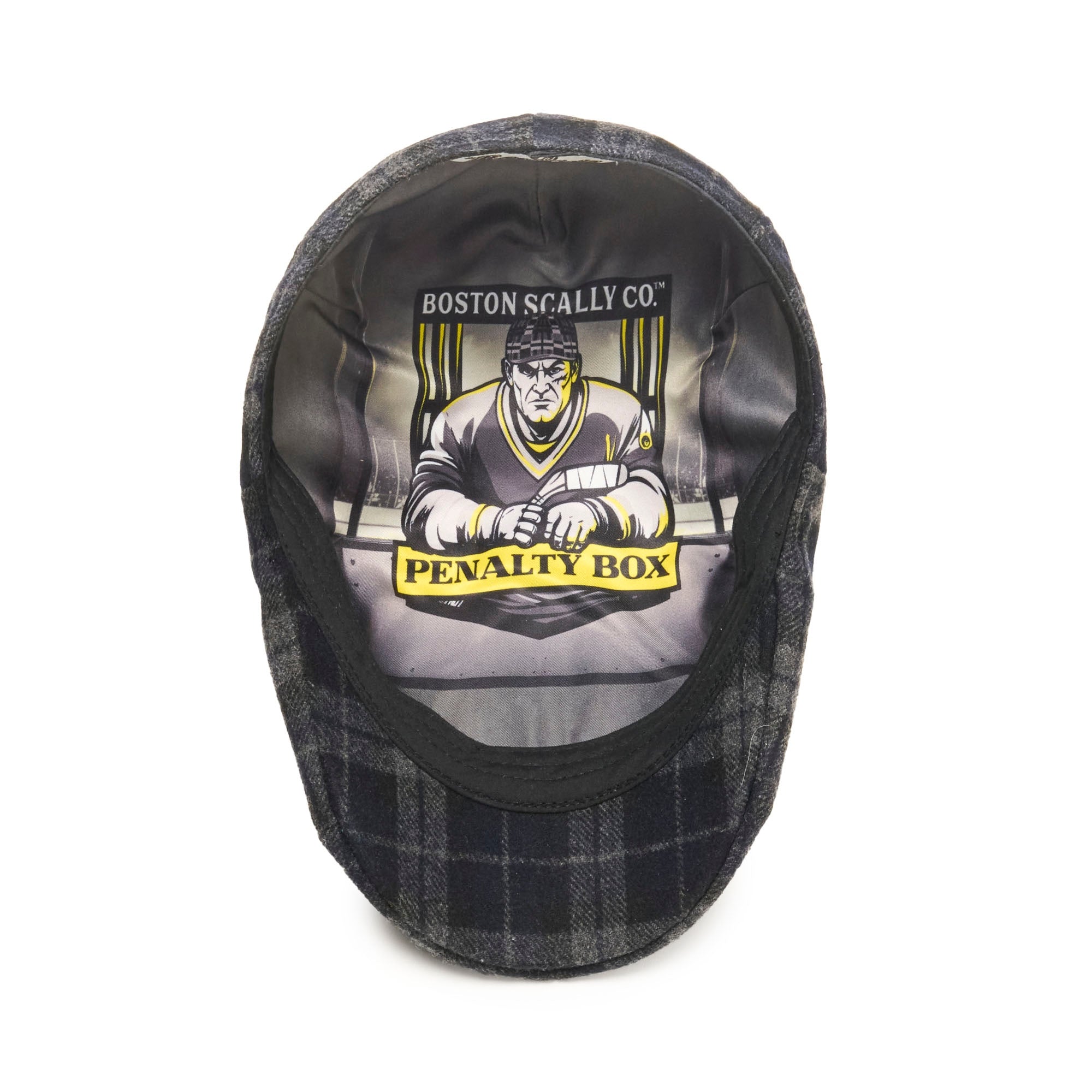 The 8-Panel Penalty Box Boston Scally Cap - Power Play Plaid