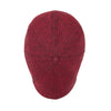 The Holiday Herringbone Peaky Boston Scally Cap - Red Herringbone - alternate image 7