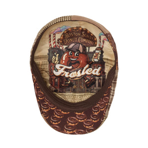 The Donut Boston Scally Cap - Chocolate Frosted Edition Patchwork - alternate image 4