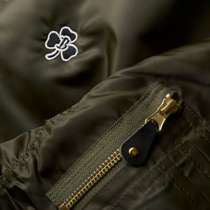 Boston Scally Shamrock Flight Jacket - Field Green - alternate image 2