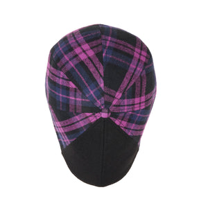 The Grim Reaper Head Boston Scally Cap - Shadow Plaid - alternate image 8