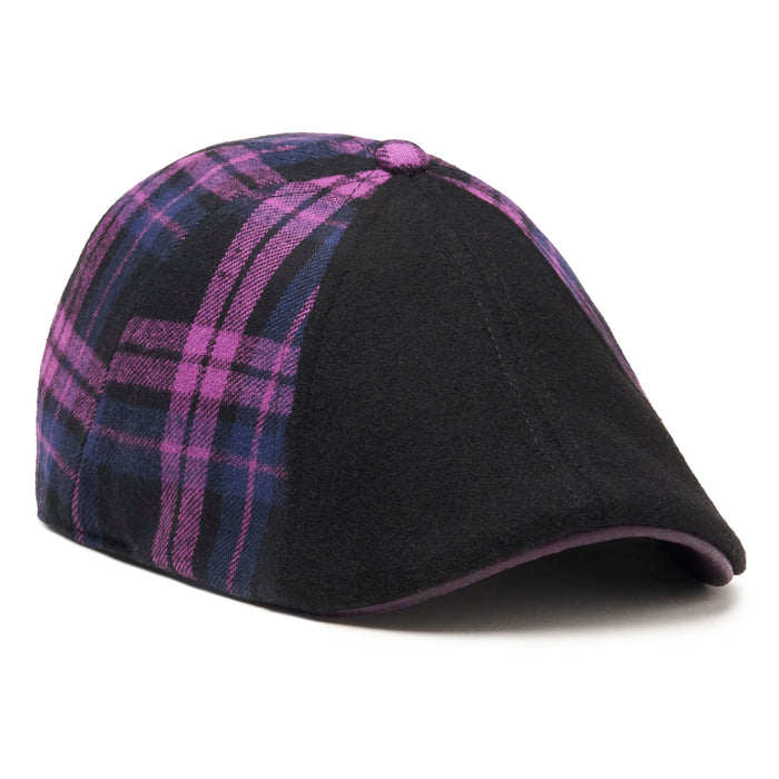 The Grim Reaper Head Boston Scally Cap - Shadow Plaid - featured image