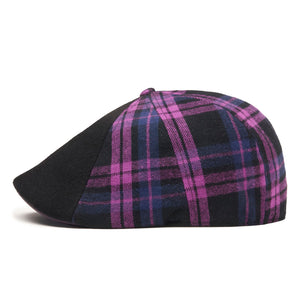 The Grim Reaper Head Boston Scally Cap - Shadow Plaid - alternate image 9