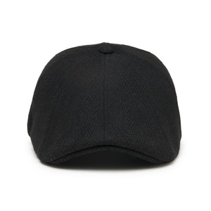 The Insulated Peaky Boston Scally Cap - Black Herringbone - alternate image 6