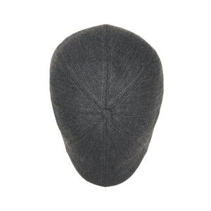The Insulated Peaky Boston Scally Cap - Charcoal Herringbone - alternate image 8