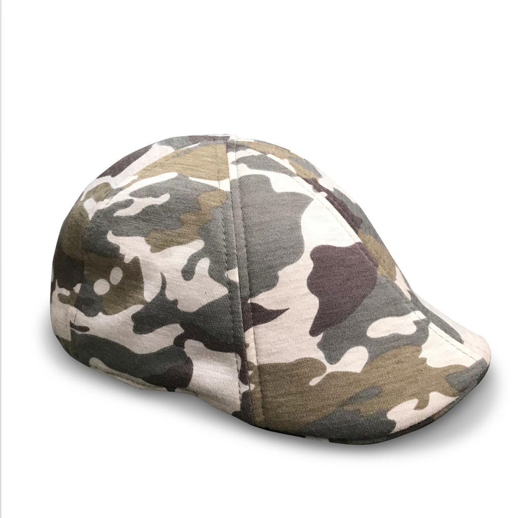 The Responder Boston Scally Cap Military Camouflage Cotton