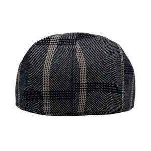 The Black Rose Peaky Boston Scally Cap - Black &amp;amp; Grey Plaid - alternate image 6