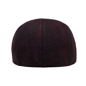 The Blood Rose Peaky Boston Scally Cap - Maroon Plaid - alternate image 5