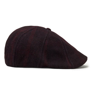 The Blood Rose Peaky Boston Scally Cap - Maroon Plaid - alternate image 8
