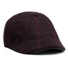 The Blood Rose Peaky Boston Scally Cap - Maroon Plaid - featured image