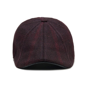 The Blood Rose Peaky Boston Scally Cap - Maroon Plaid - alternate image 4