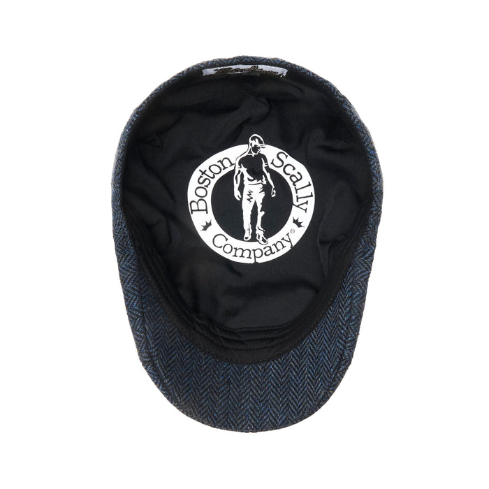 The Peaky Boston Scally Cap - Patriot Blue Herringbone - alternate image