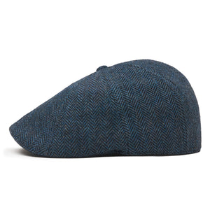 The Peaky Boston Scally Cap - Patriot Blue Herringbone - alternate image 7