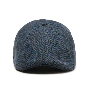 The Peaky Boston Scally Cap - Patriot Blue Herringbone - alternate image 4