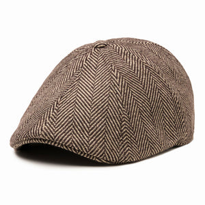 The Peaky Boston Scally Cap - Brown Herringbone - alternate image 3