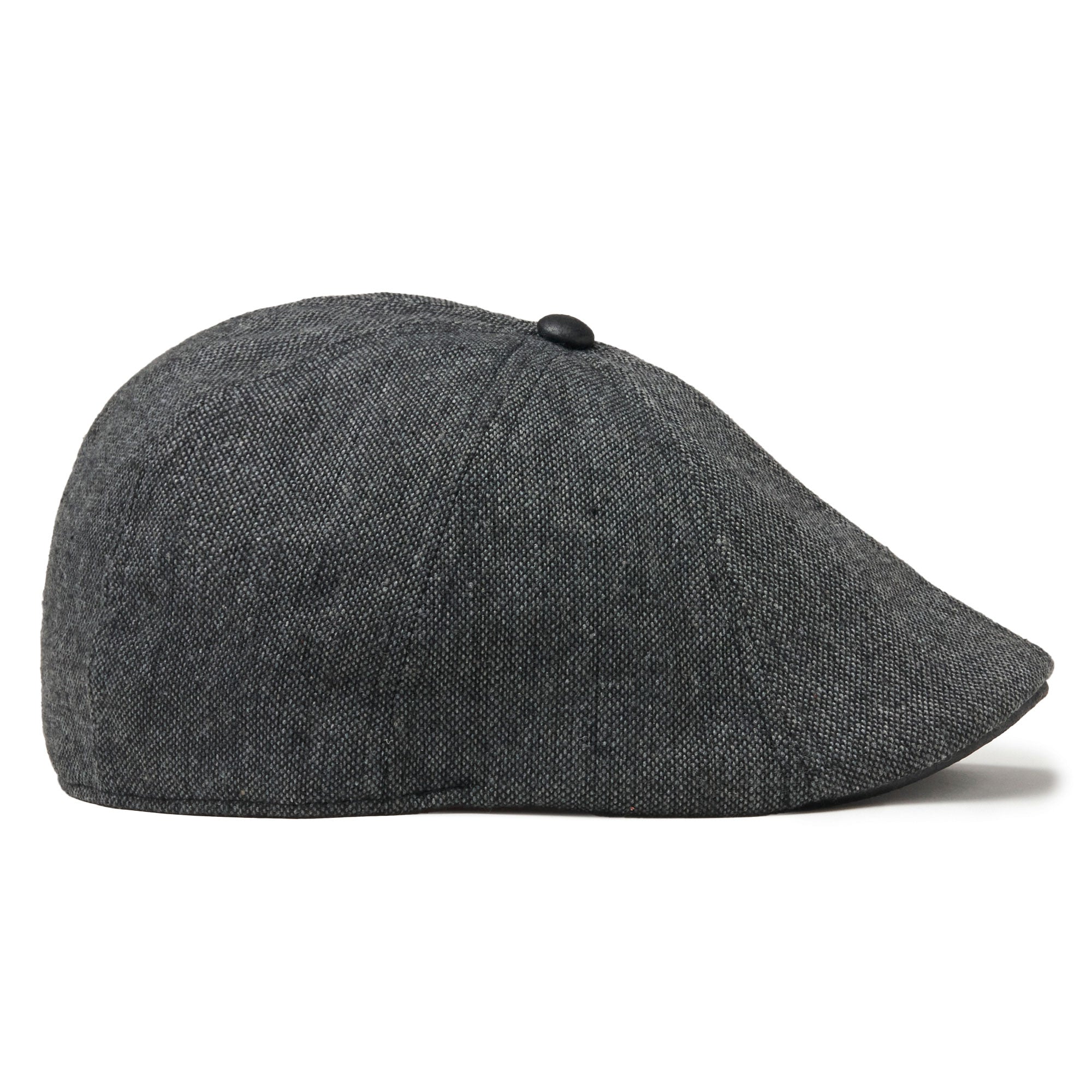The Peaky Boston Scally Cap (Flat Cap) - Charcoal & Slate