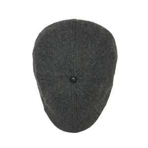 The Peaky Boston Scally Cap - Charcoal &amp;amp; Slate - alternate image 6