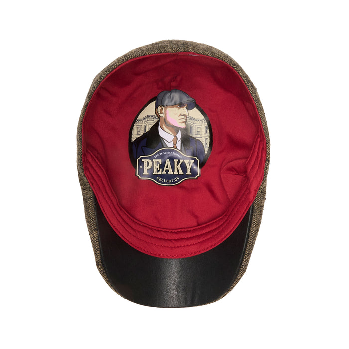 The Peaky Boston Scally Cap - Copper &amp; Ash - alternate image