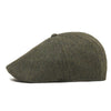 The Peaky Boston Scally Cap - Dark Olive Green Herringbone - alternate image 7