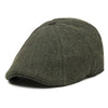 The Peaky Boston Scally Cap - Dark Olive Green Herringbone - alternate image 3