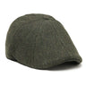 Dark Olive Green Herringbone