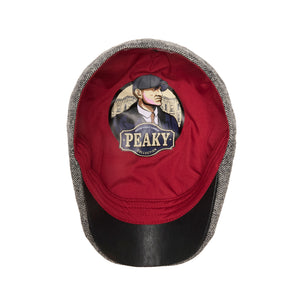 The Peaky Boston Scally Cap - Iron &amp;amp; Gravel - alternate image 2