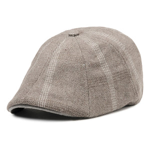 The Steel Rose Peaky Boston Scally Cap - Grey Plaid - alternate image 3