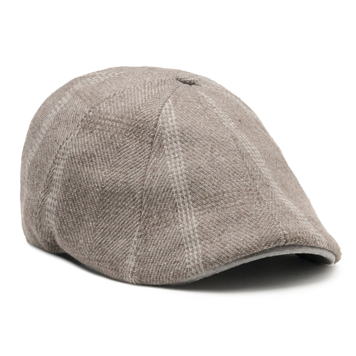 The Steel Rose Peaky Boston Scally Cap - Grey Plaid - featured image