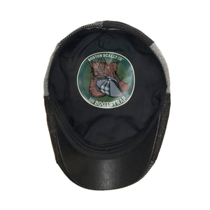 The Bootstrap Boston Scally Cap - Black &amp;amp; Grey Plaid - alternate image 2