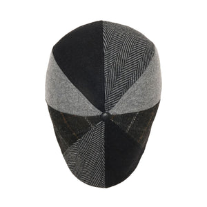 The Bootstrap Boston Scally Cap - Black &amp;amp; Grey Plaid - alternate image 6