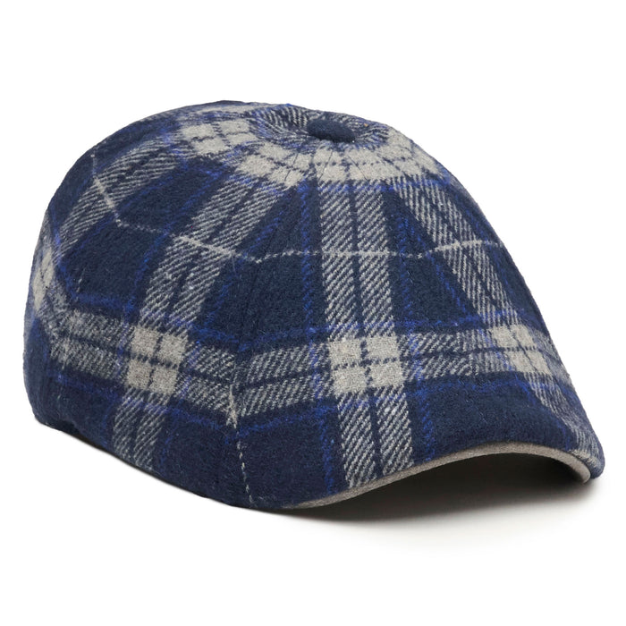 The Distillery Boston Scally Cap - Blue Mash Plaid - featured image