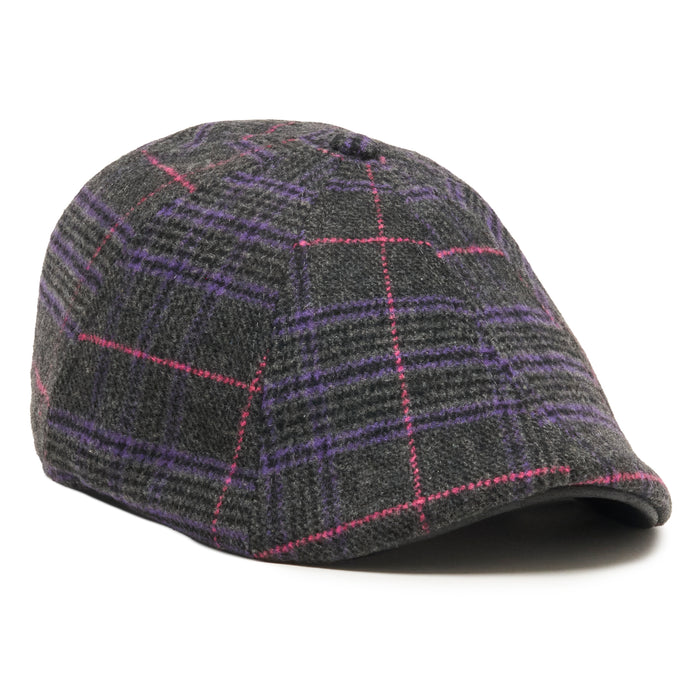The Sunday Boston Scally Cap - Purple Plaid - featured image