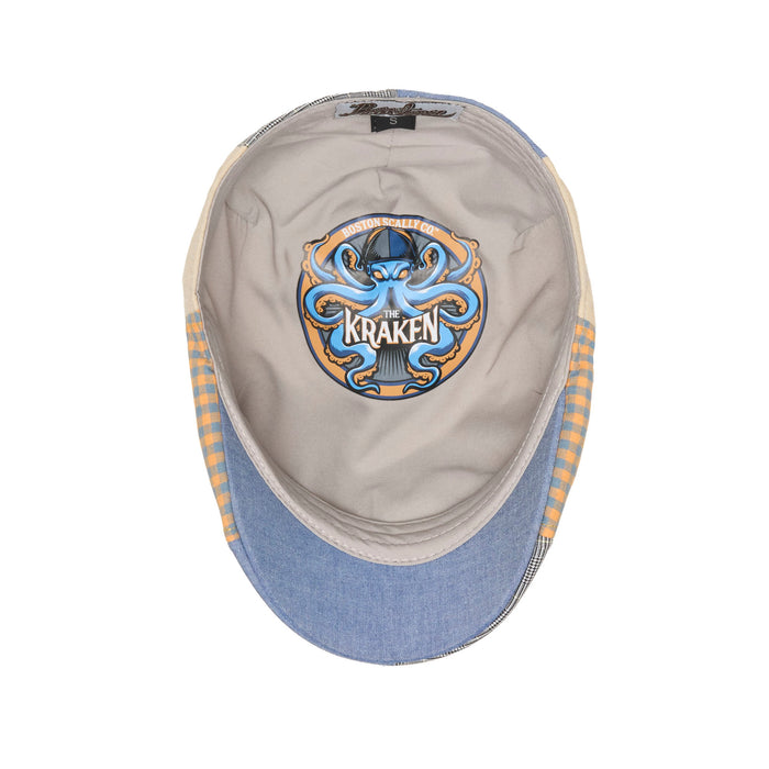 The Kraken Boston Scally Cap - Multi-Color Patchwork - alternate image