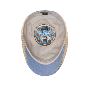 The Kraken Boston Scally Cap - Multi-Color Patchwork - alternate image 2