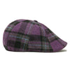 The Violet Rose Plaid Peaky Boston Scally Cap - Purple Plaid - alternate image 9