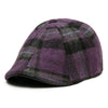 The Violet Rose Plaid Peaky Boston Scally Cap - Purple Plaid - alternate image 4
