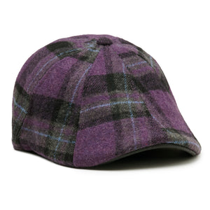 The Violet Rose Plaid Peaky Boston Scally Cap - Purple Plaid - featured image