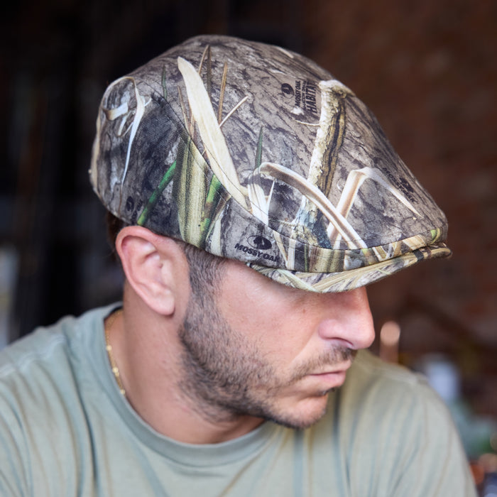 Mossy Oak Single Panel Boston Scally Cap - Shadow Grass Habitat - alternate image