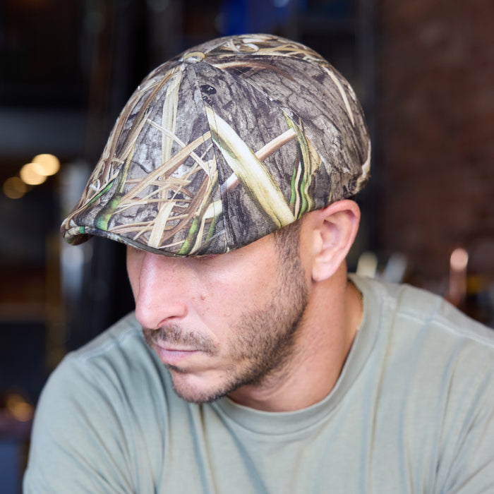 Mossy Oak 8 Panel Boston Scally Cap - Shadow Grass Habitat - alternate image